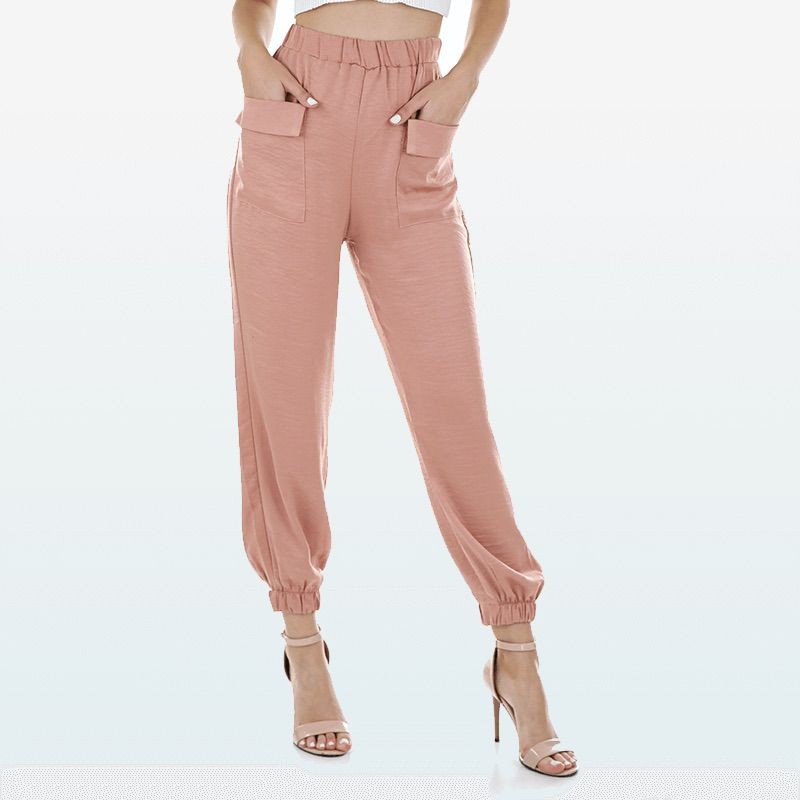 Temperament commuter high street egg cyan stiff cigarette pants 9 points pants suit bottoms 22 autumn women